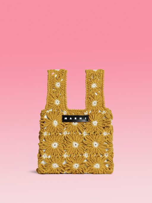 マスタードMARNI MARKET MINI FISH BAG - ショッピングバッグ