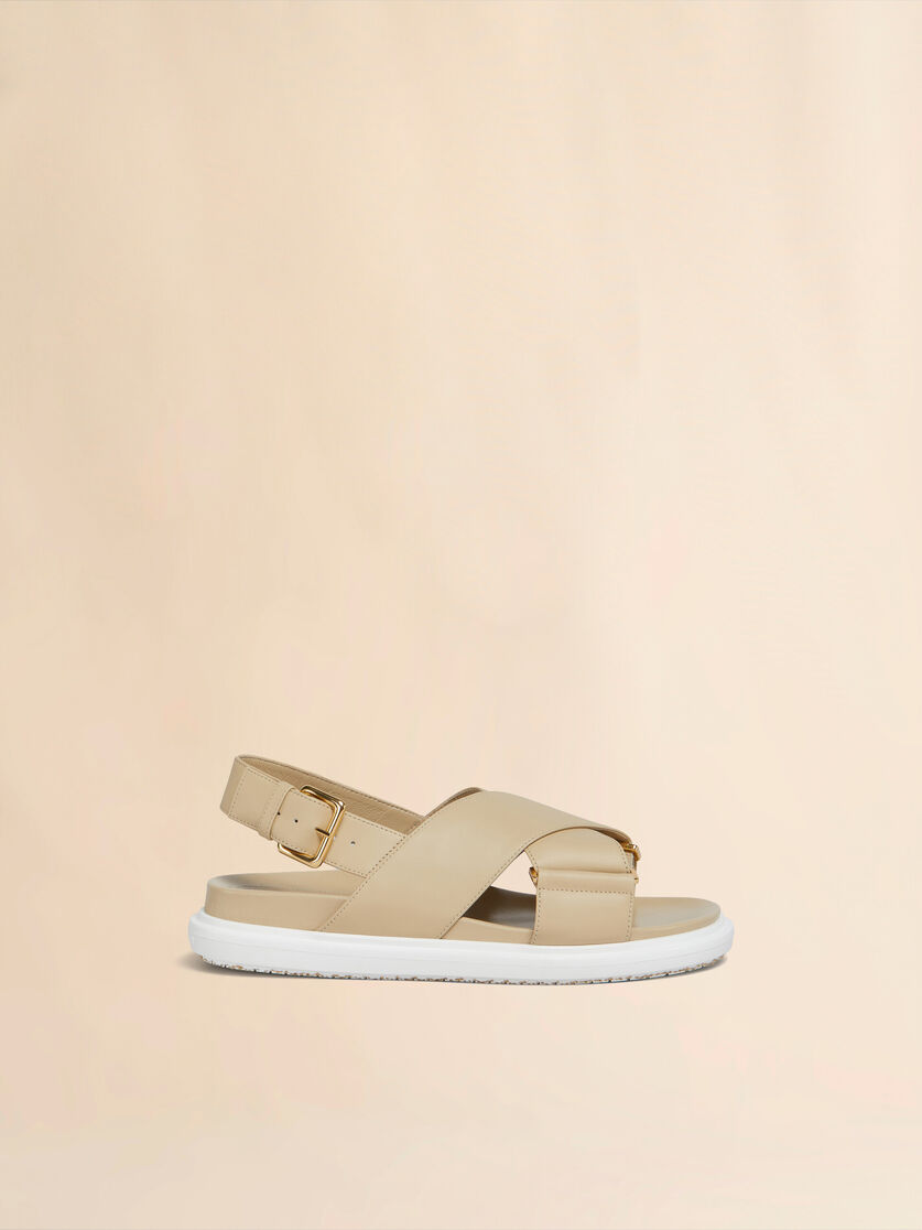 Brown leather Fussbett - Sandals - Image 1