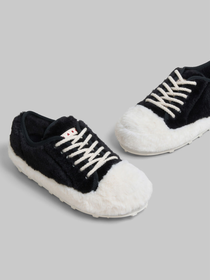 ブラック テディ テニススニーカー | Marni