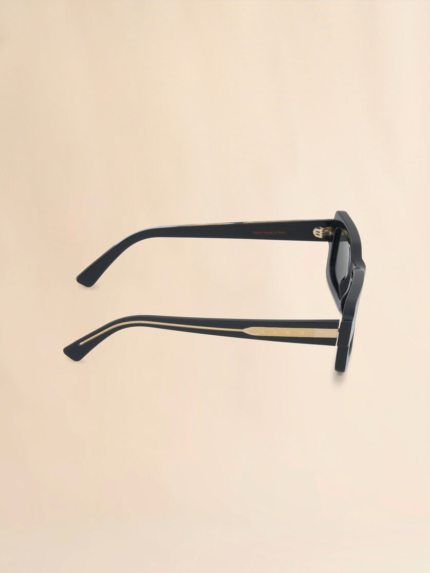 Black acetate LAKE VOSTOK sunglasses - Optical - Image 3