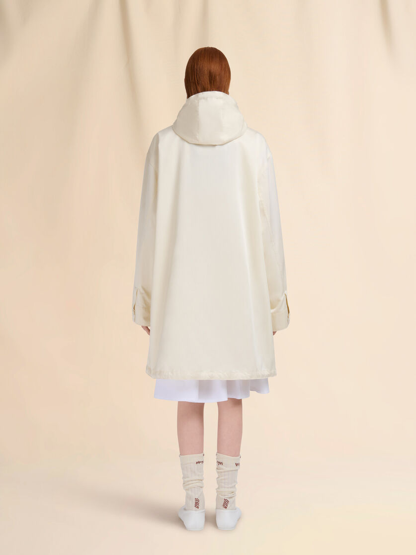 Cream taffeta parka - Jackets - Image 3