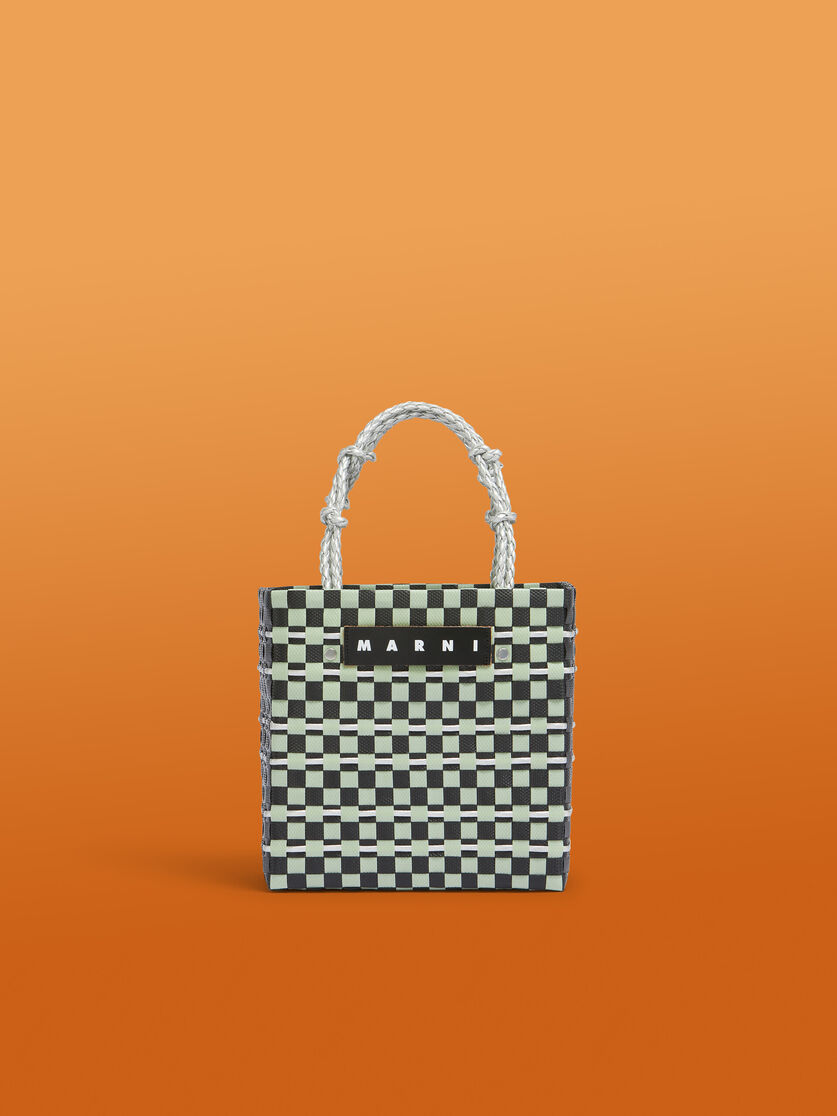 ライトブルー MARNI MARKET ブレードハンドル バスケットバッグ - ショッピングバッグ - Image 1