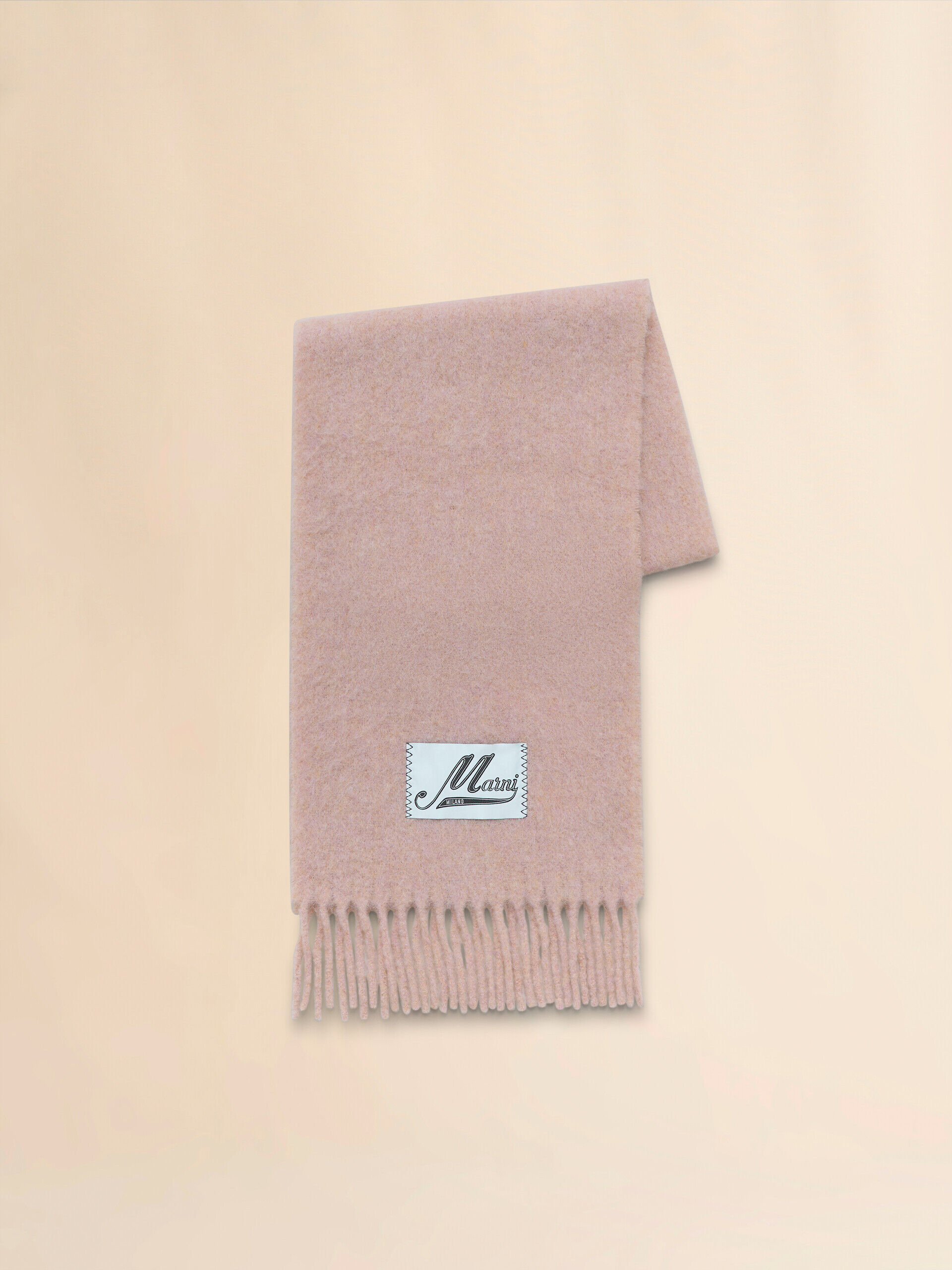 【送料&関税込】Marni Light Pink Alpaca Scarf Marni Light Pink Alpaca Scarf | italist