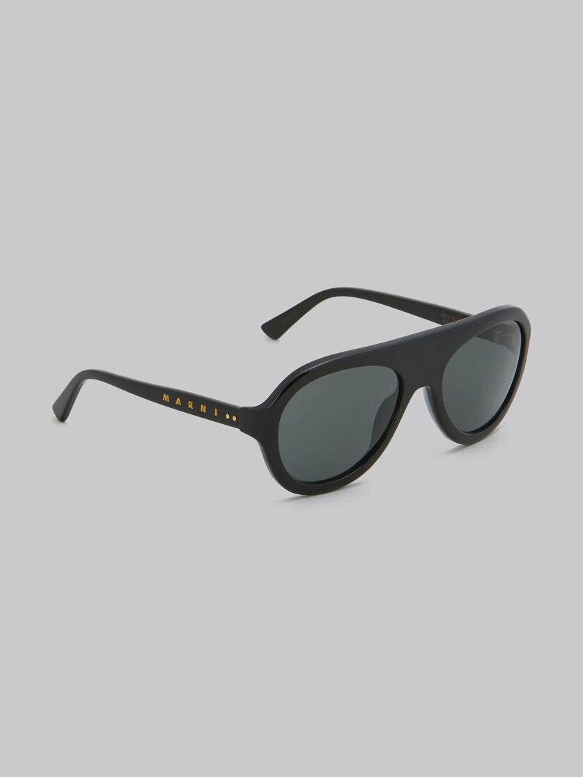 Mount Toc black acetate aviator sunglasses - Optical - Image 3