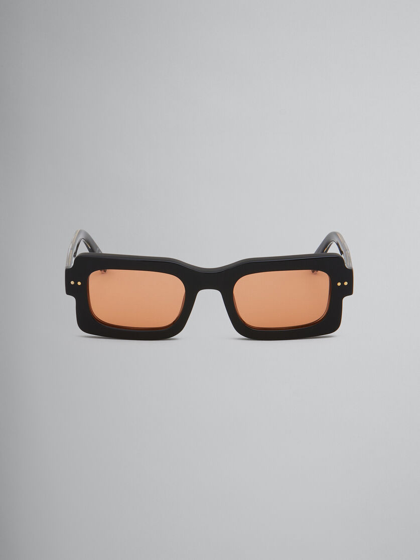 LAKE VOSTOK Sonnenbrille aus schwarzem Azetat - Optisch - Image 1