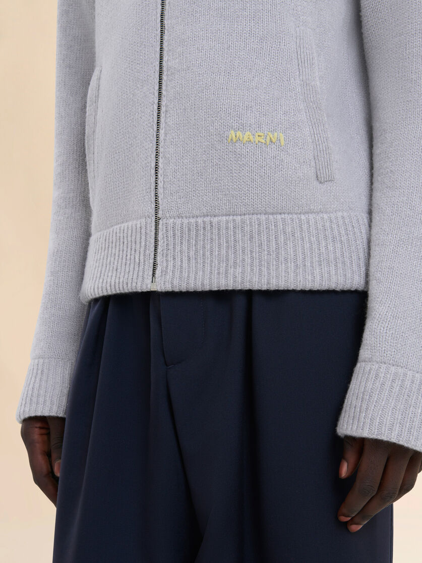 グレー ウール・カシミア製 カーディガン、マルニメンディング | Marni