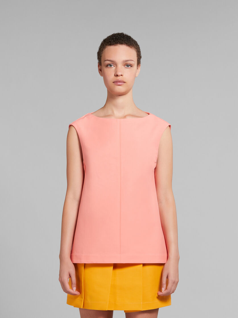Peach cady cocoon top - Shirts - Image 2