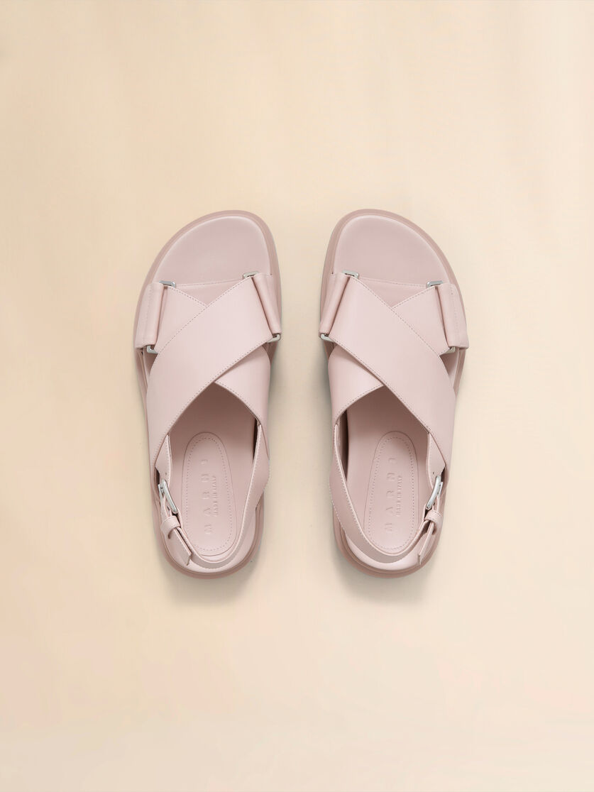 Braune Fußbett-Sandalen aus Leder - Sandalen - Image 4