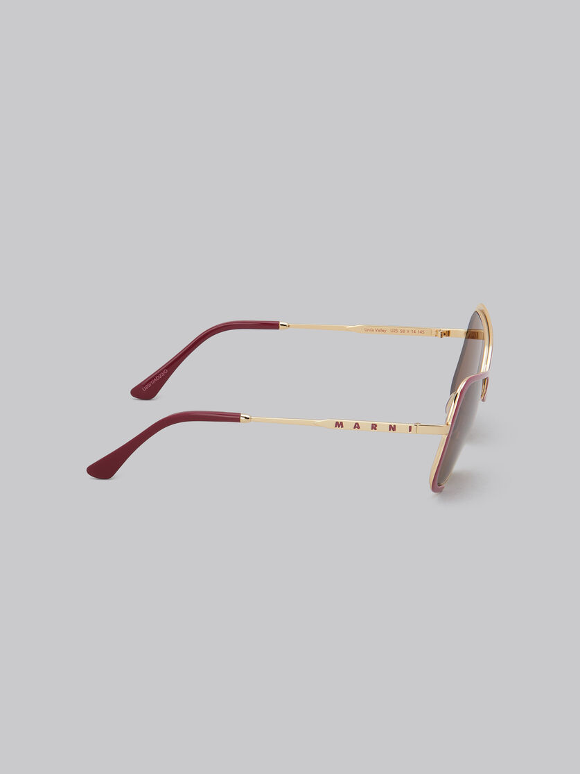 Gold Unila sunglasses - Optical - Image 4