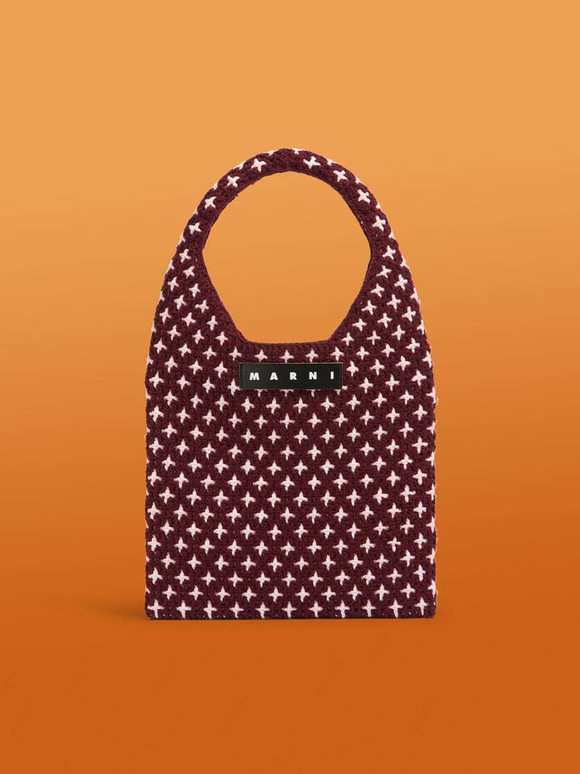 レッド MARNI MARKET リバーシブルニットバッグ - ショッピングバッグ - Image 1