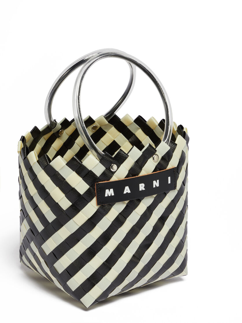 イエロー ターコイズ ウーブン素材製 MARNI MARKET TAHAバッグ - ショッピングバッグ - Image 4