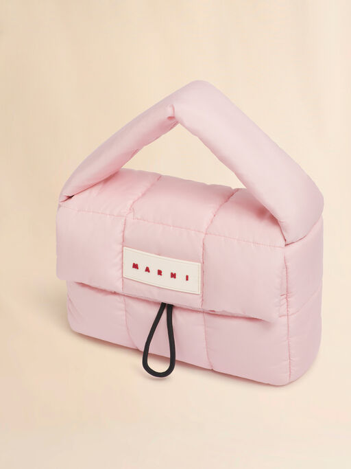 ピンク Puff ショルダーバッグ - ショルダーバッグ