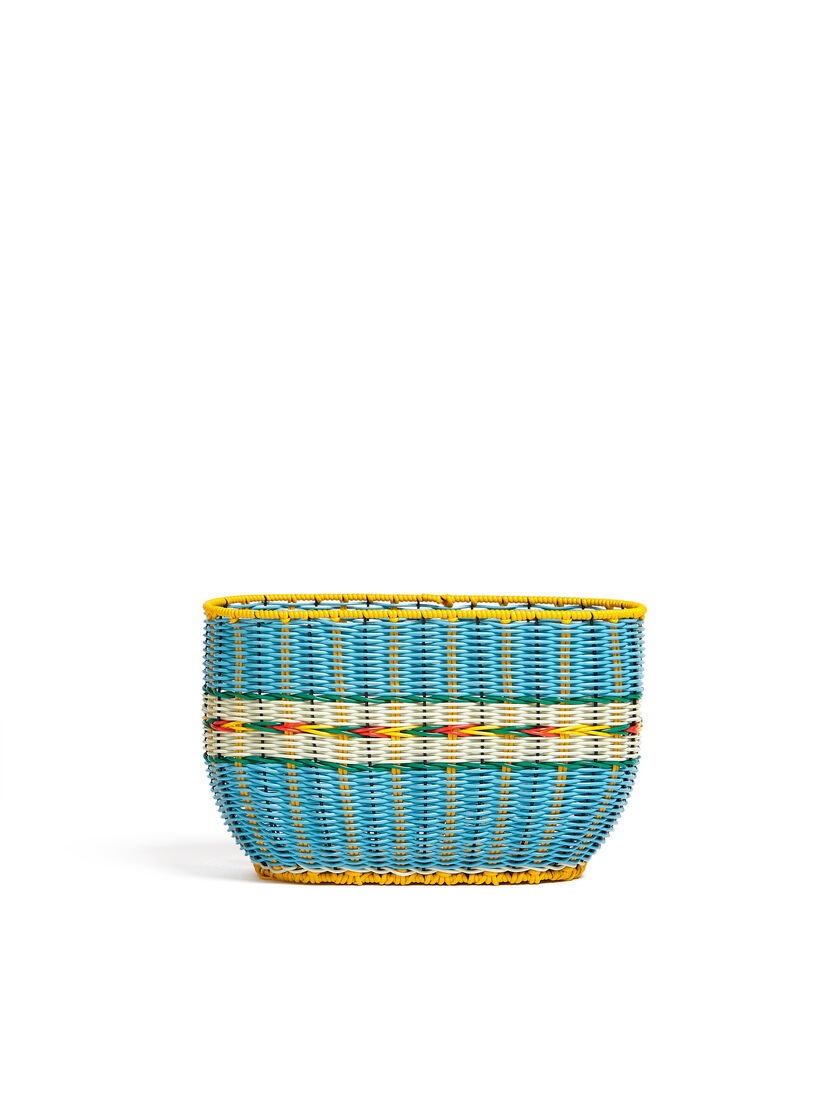 Blue MARNI MARKET oval basket - Accessories - Image 3