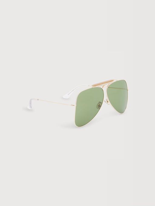 Gafas de sol doradas Zalruha - &oacute;ptica