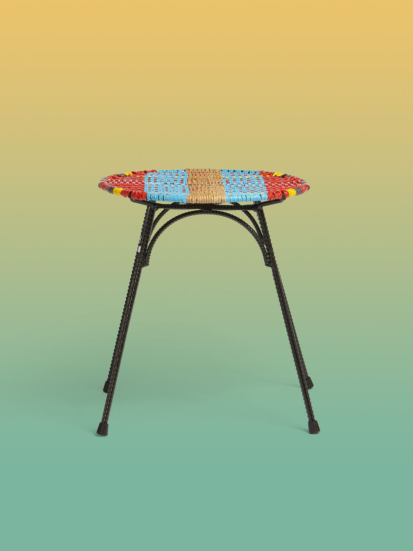 MARNI MARKET multicolour black stool-table - Furniture - Image 1