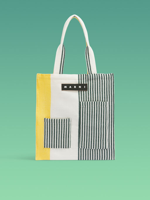 サフラン MARNI MARKET POCKET BAG - ショッピングバッグ