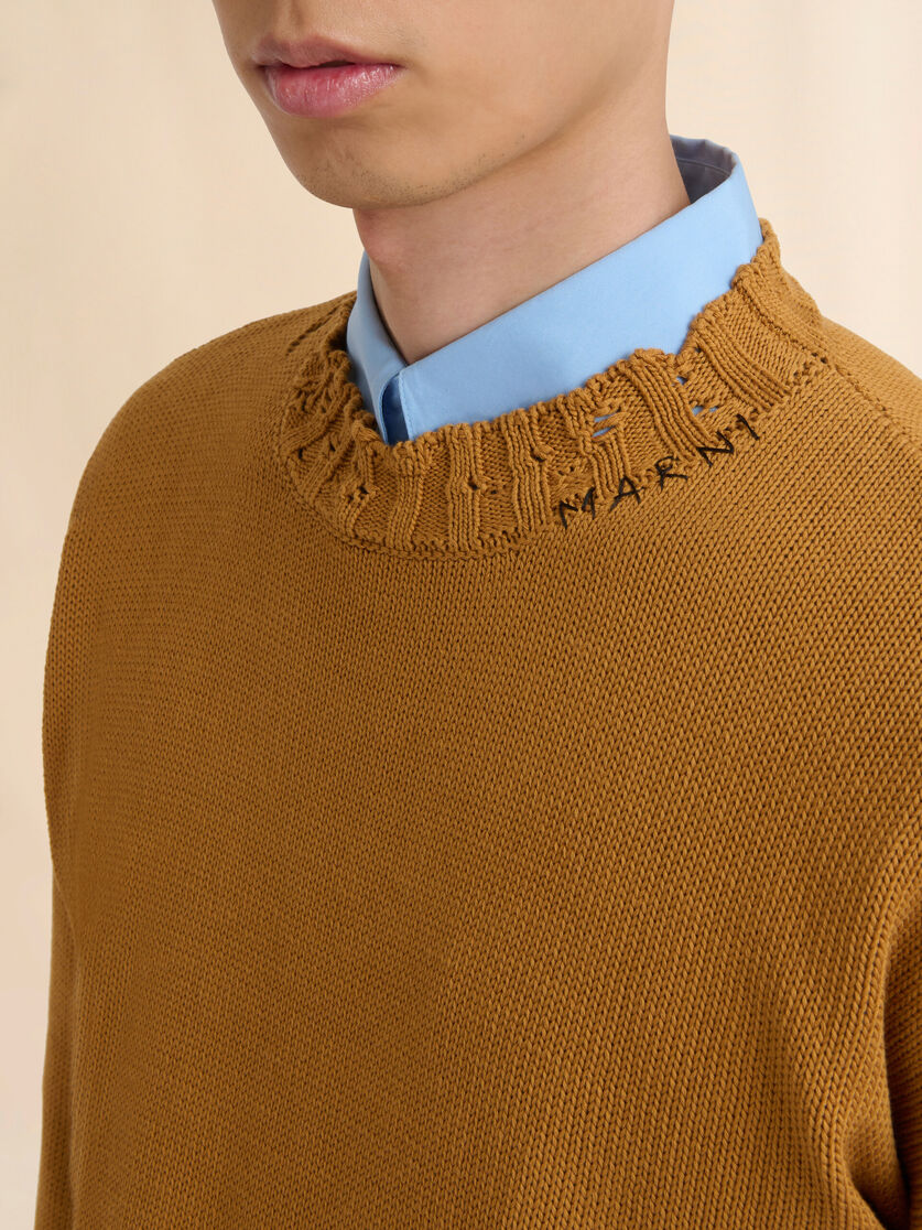 Black twisted crewneck sweater - Pullovers - Image 4