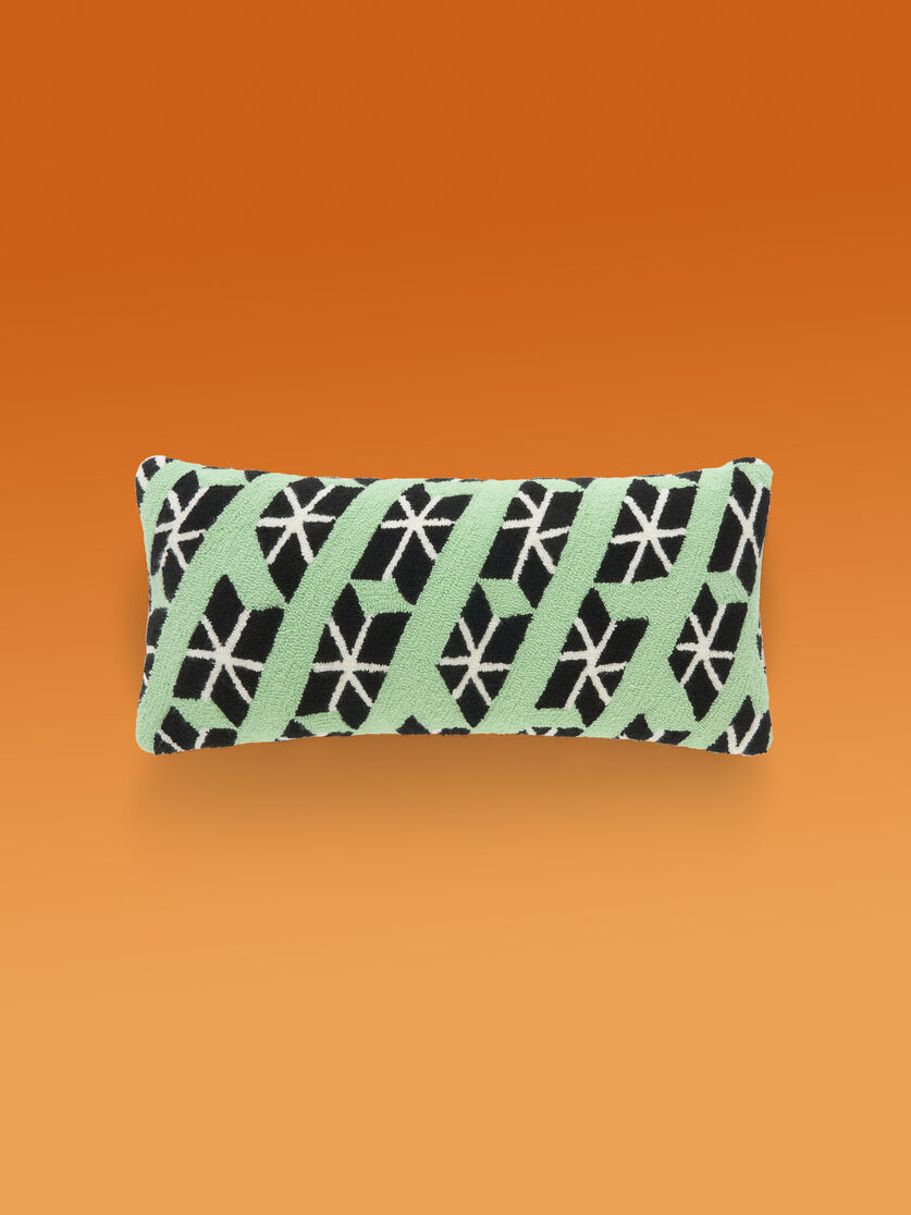 ベージュ MARNI MARKET レクタンギュラーパターン クッションカバー - ファニチャー - Image 1
