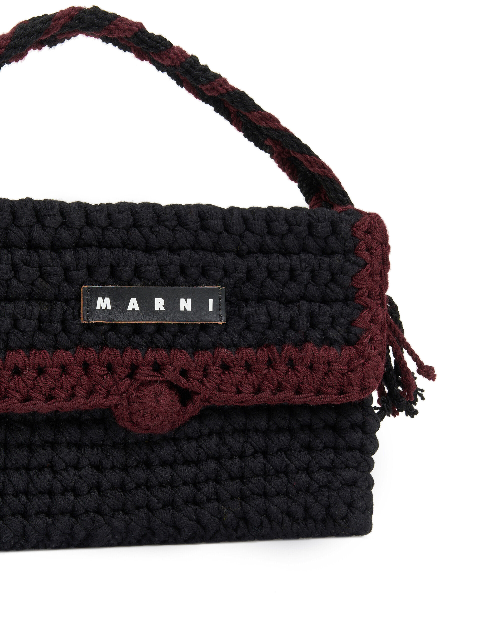 未使用級☆マルニMARNI MARKET BREAD ハンドバッグクロシェ 未使用級☆マルニMARNI MARKET BREAD ハンドバッグクロシェ