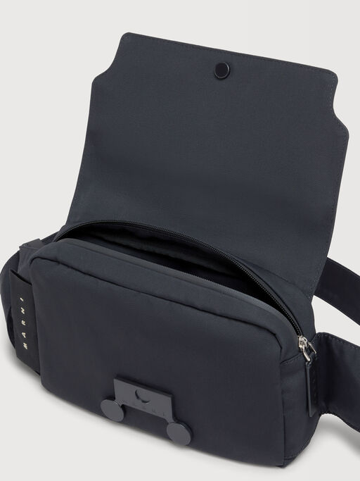 G&uuml;rteltasche Cityscape aus schwarzem Stoff - G&uuml;rteltaschen