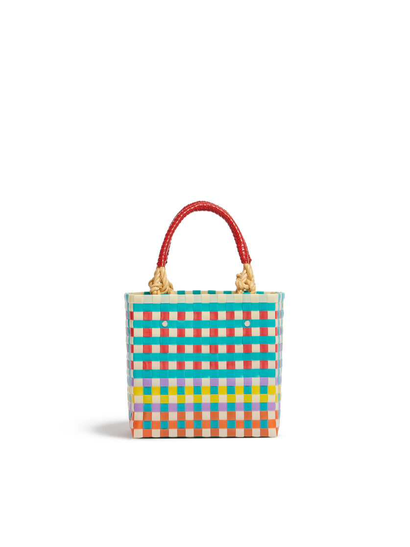 Blue Marni Market Sunday Mini Basket Bag - Shopping Bags - Image 3