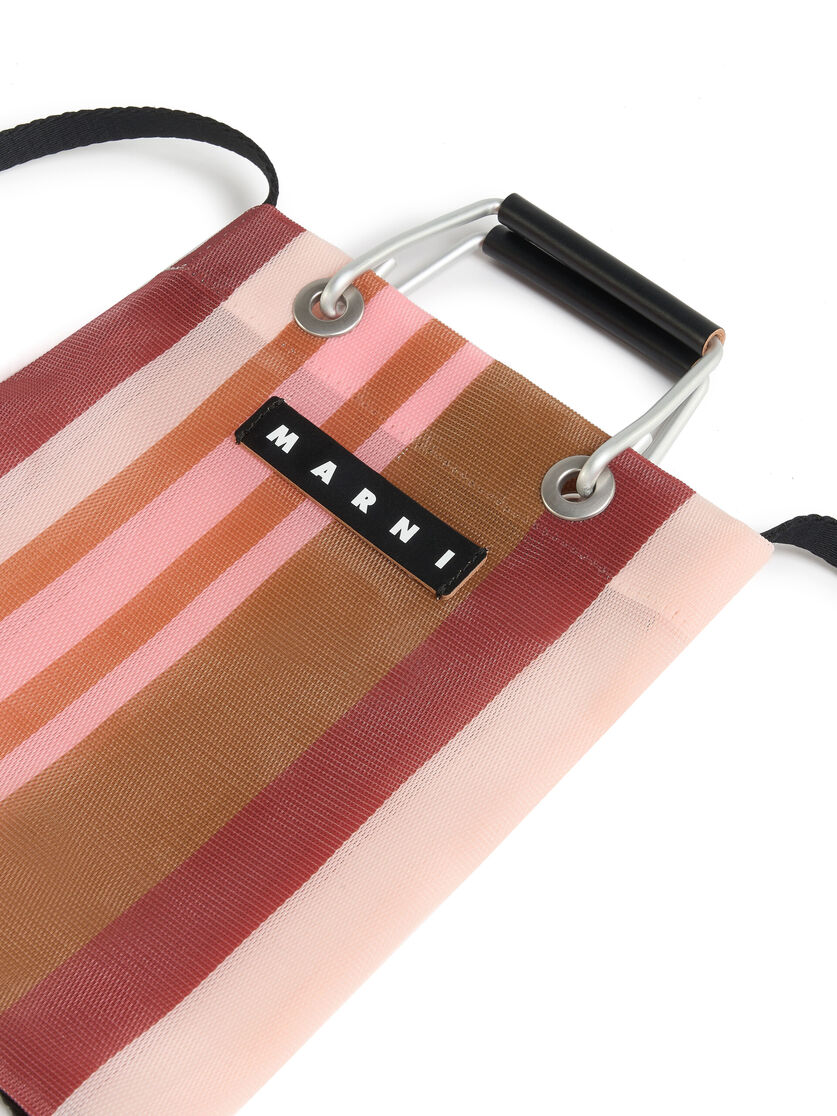グリーンブルー(ターコイズ) MARNI MARKET STRIPE MINI SHOULDER BAG - ハンドバッグ - Image 4