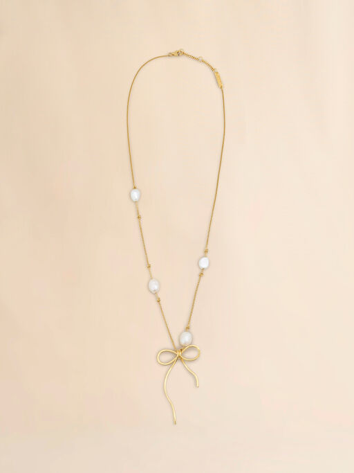 Golden Bow necklace - Necklaces