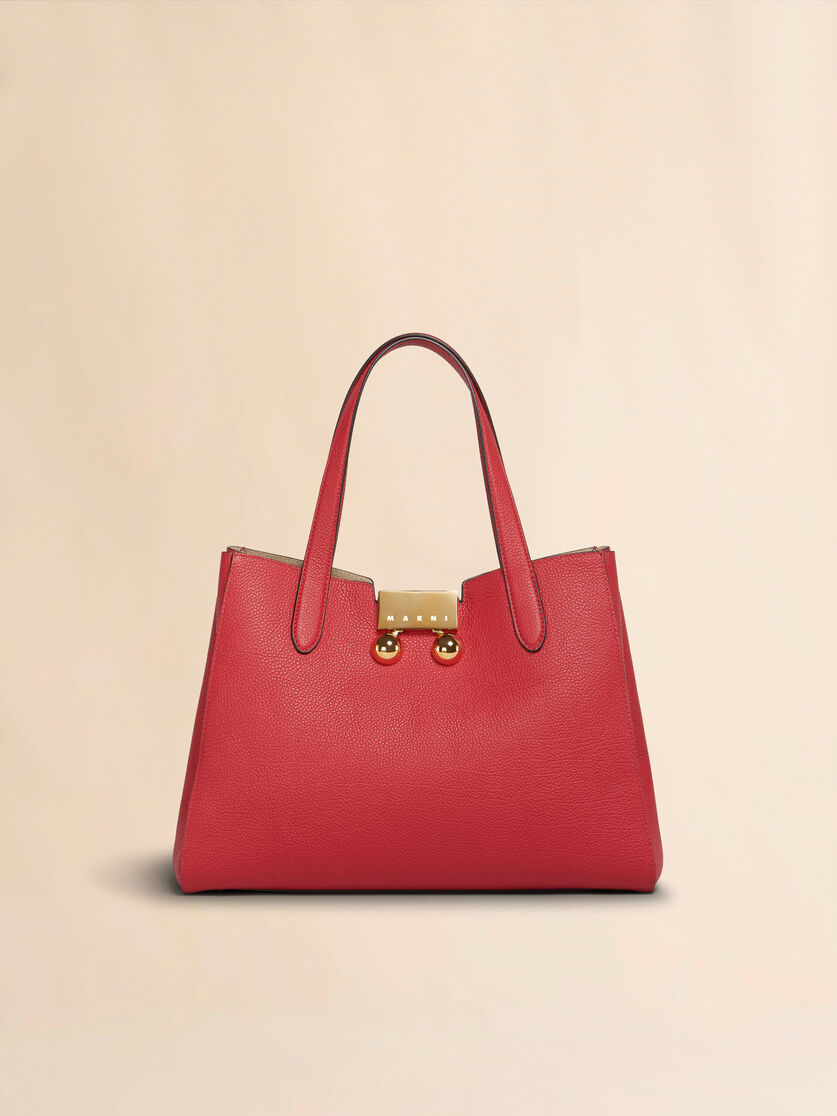 Grey leather Trunkaroo Tote handBag - Handbags - Image 1