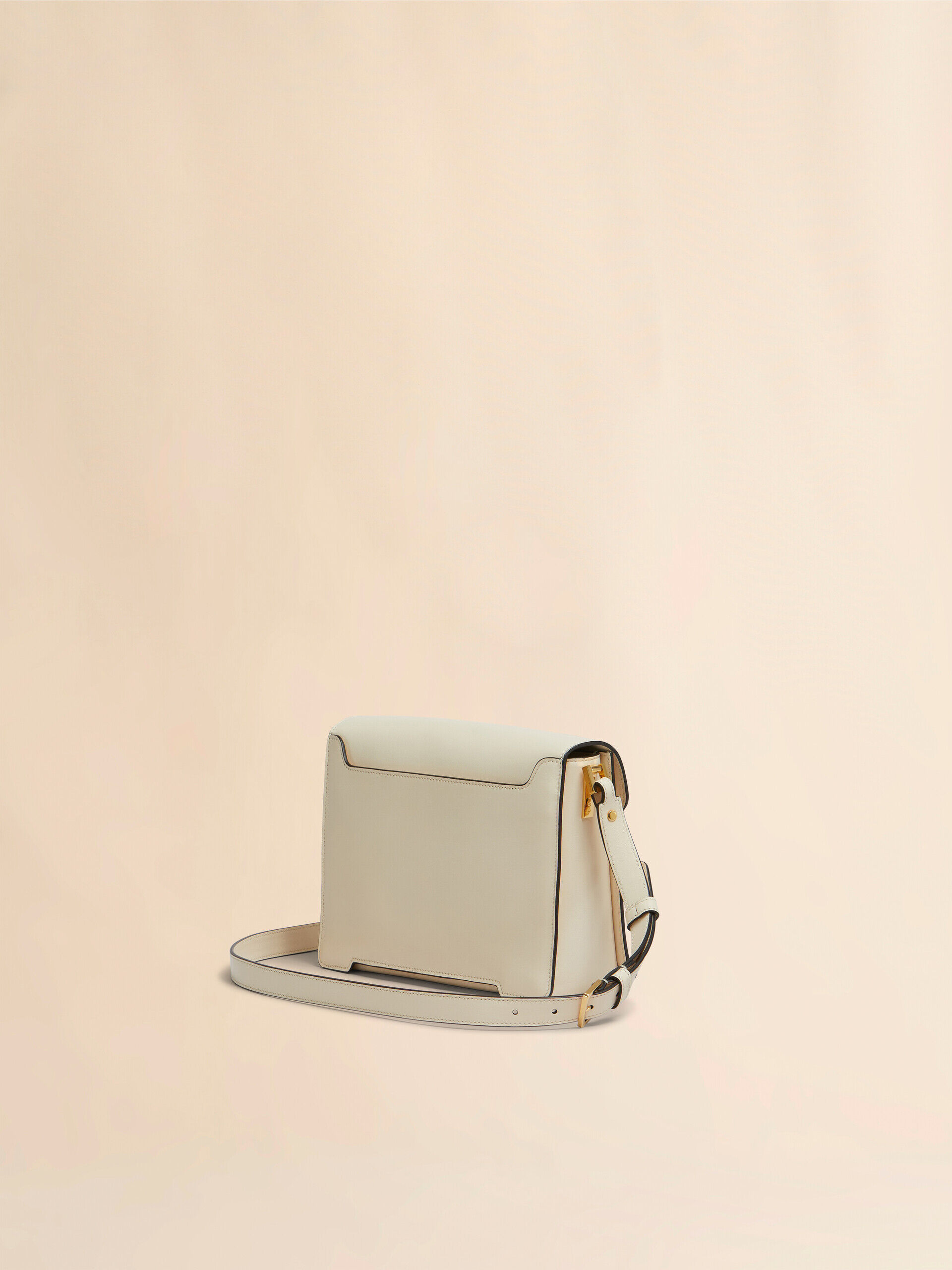 クリーム レザー製 Trunkaroo ミディアムショルダーバッグ | Marni