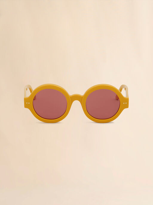 Nakagin Tower yellow sunglasses - Optical
