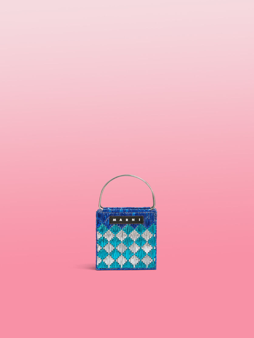 メタリック ブルー ロンバス MARNI MARKET ミニバッグ - ショッピングバッグ - Image 1