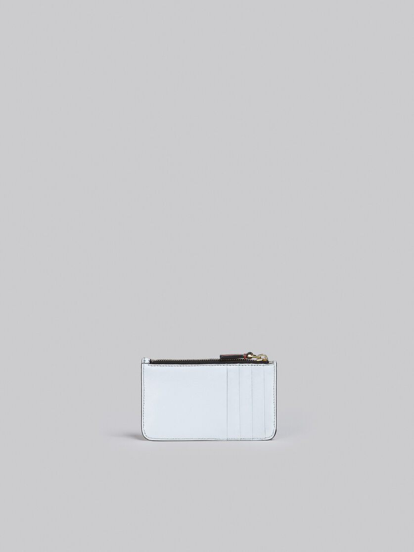 White and brown leather card case - Wallets - Image 3
