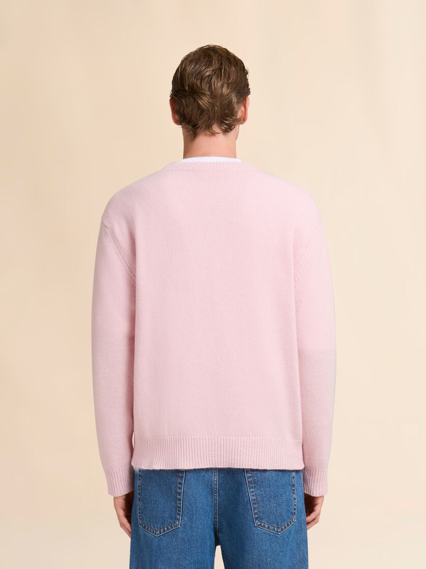 ピンク カシミアセーター Marniパッチ付き, Image 3