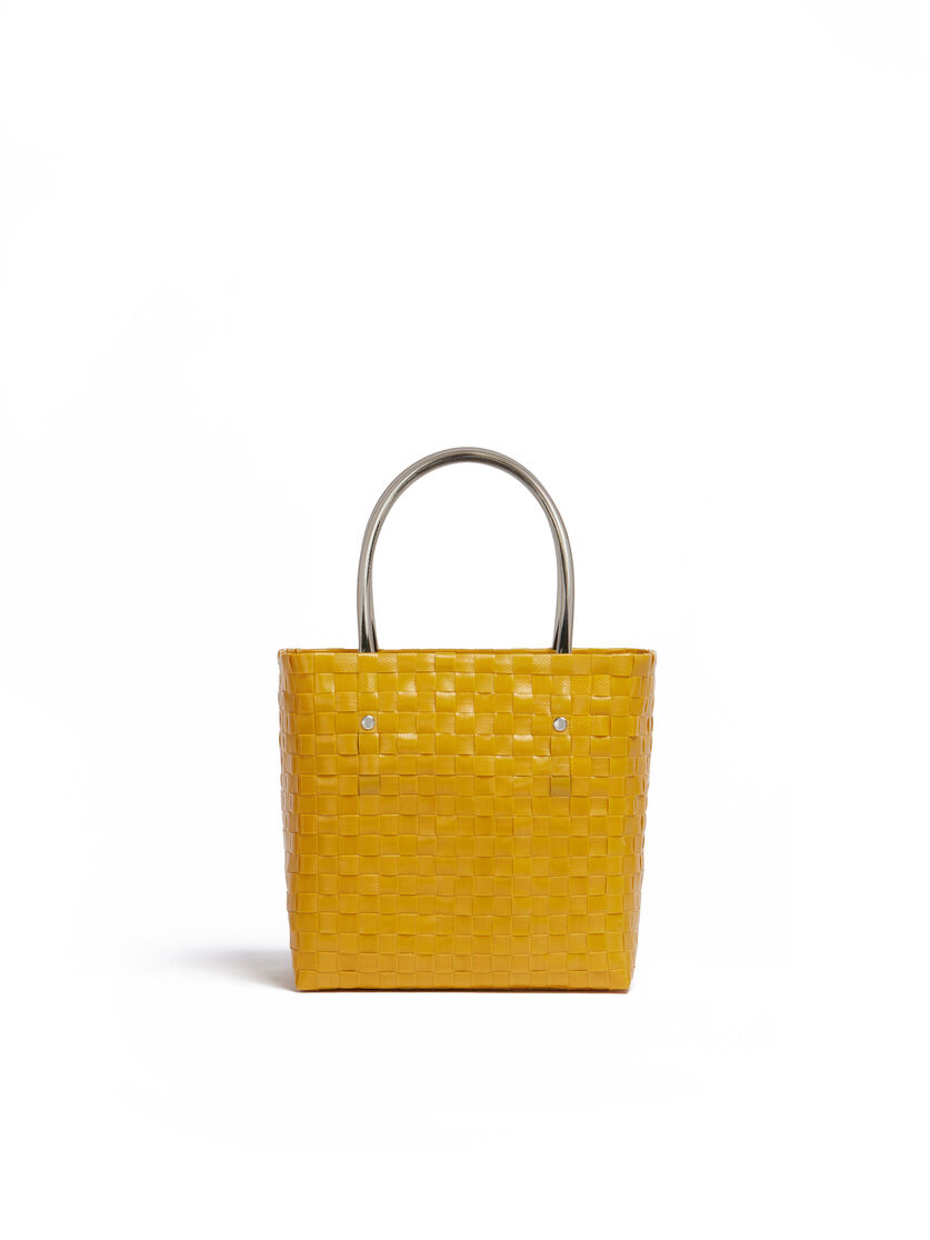 Yellow and brown MARNI MARKET ANIMAL BASKET bag - Shopping Bags - Image 3