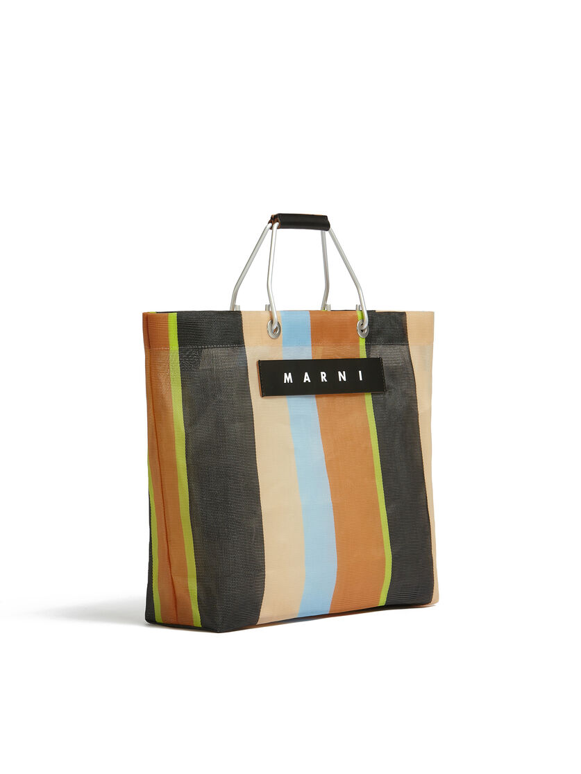 マルチカラーブルー MARNI MARKET STRIPE BAG - ショッピングバッグ - Image 2