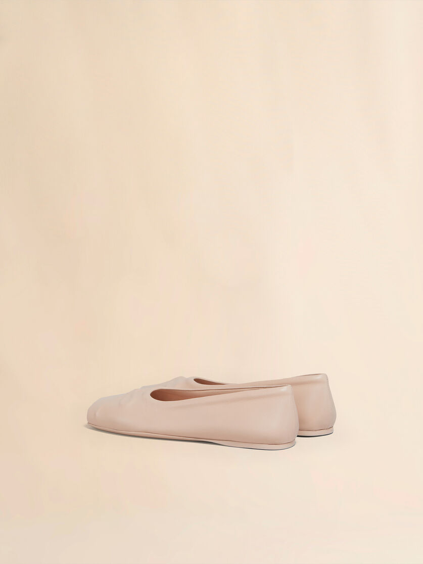 Ballerines Little Bow en cuir nappa rose - Ballerines - Image 3