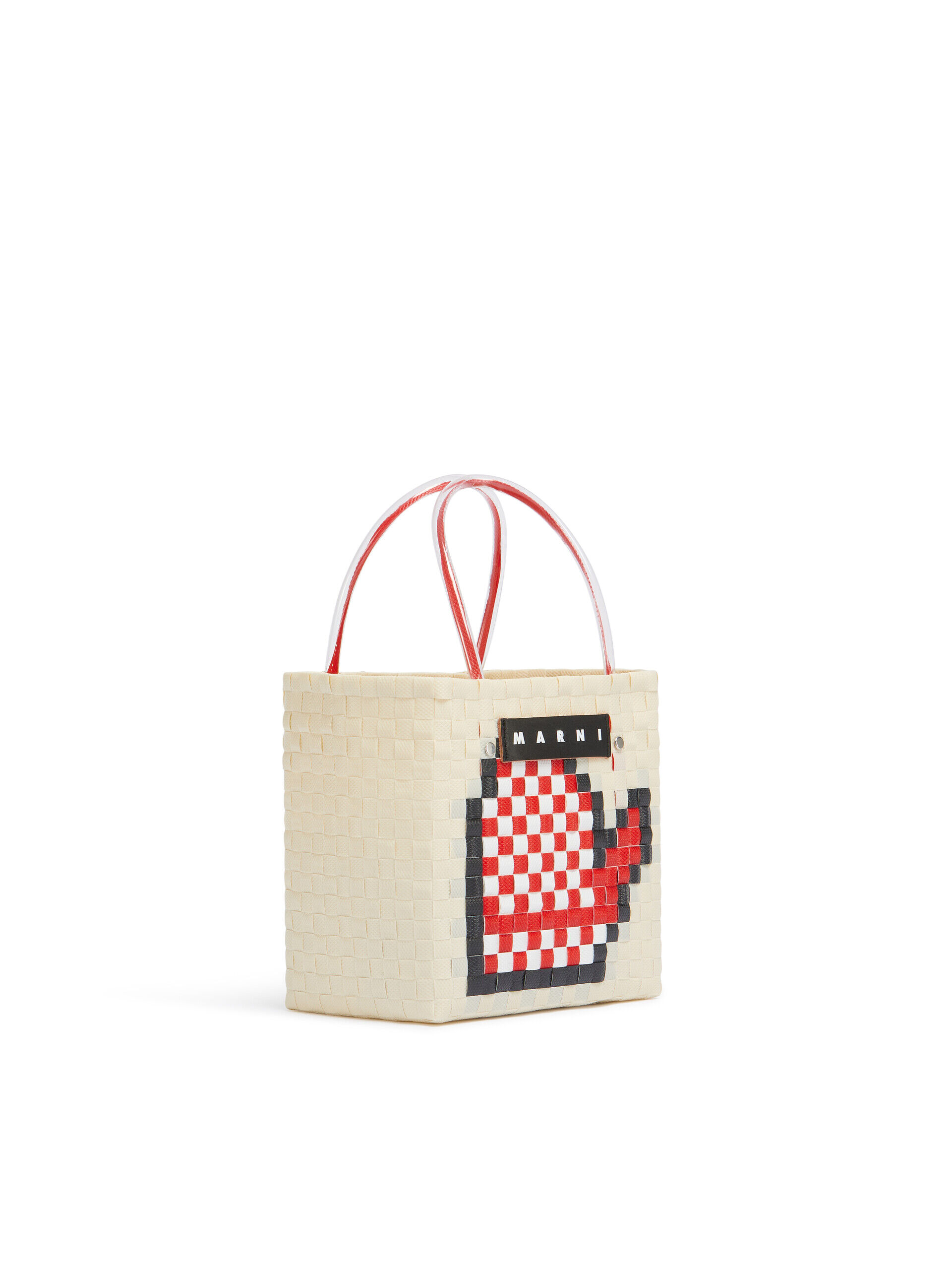 マルニ　ケーキ　バスケット　リリーホワイト　阪急　MARNI アイボリー(リリーホワイト) MARNI MARKET CAKE BASKET バッグ