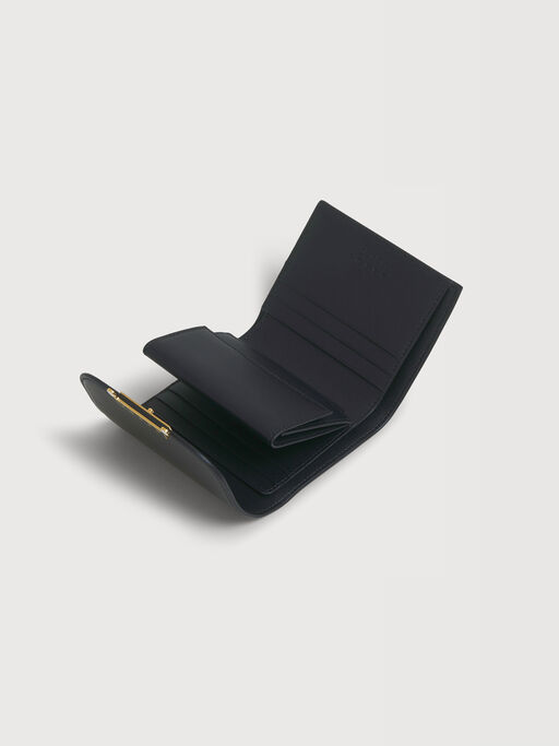 Black leather Envelope trifold wallet - Wallets