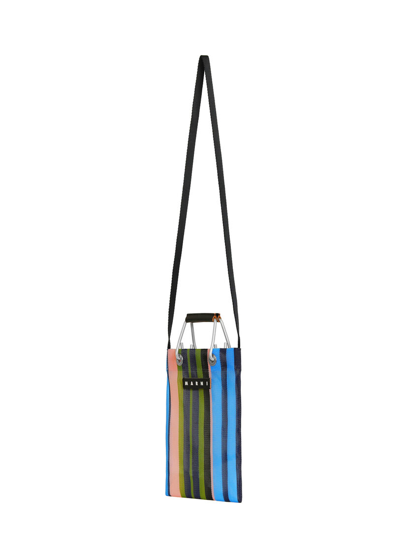 グリーンブルー(ターコイズ) MARNI MARKET STRIPE MINI SHOULDER BAG - ハンドバッグ - Image 2