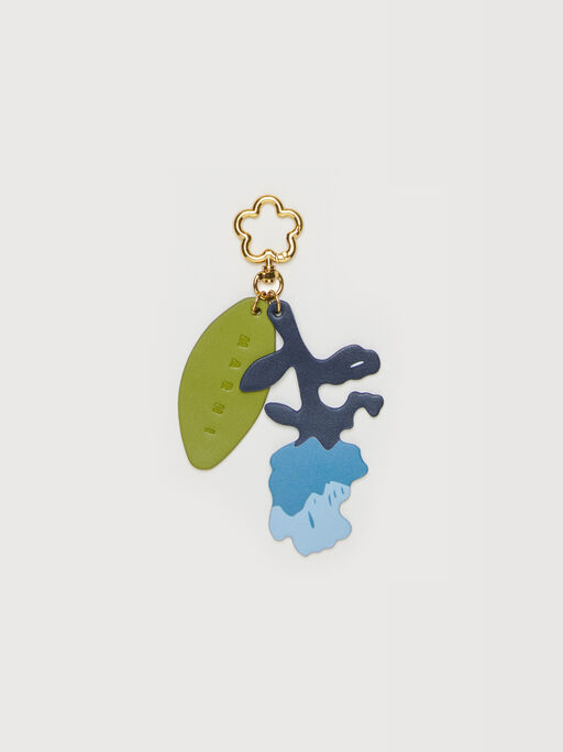 Multicolour coated fabric flower keyring - Other accessories