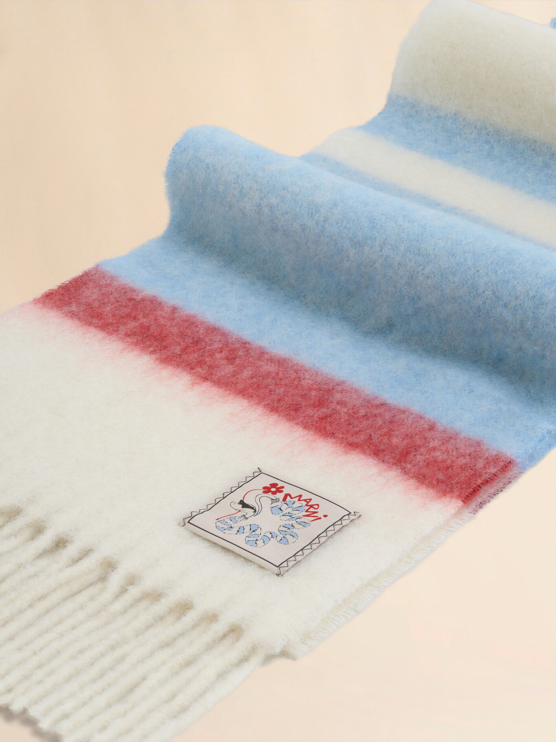 Marni ライトブルー マフラー UNI