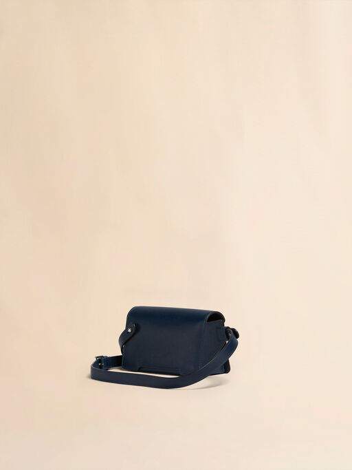 Deep blue leather Trunkaroo crossbody bag - Belt Bags