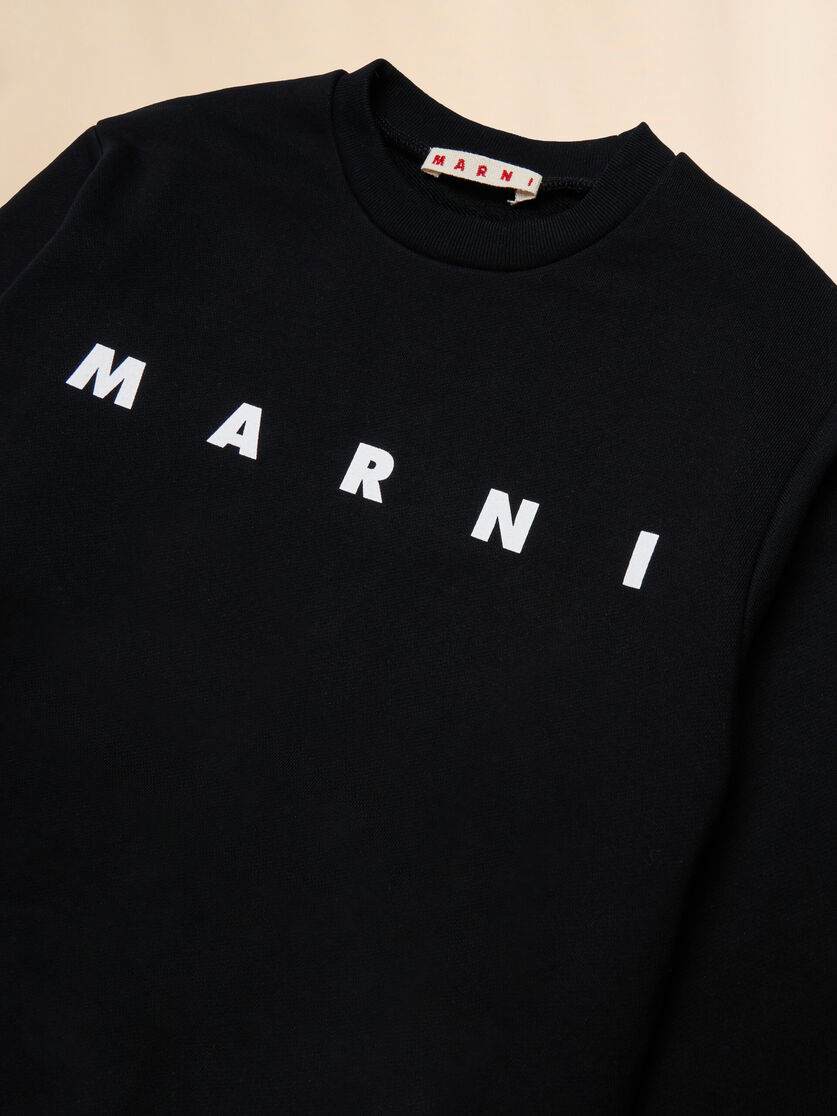 Marni 프린트 블랙 코튼 스웨트셔츠 - 스웨터 - Image 3