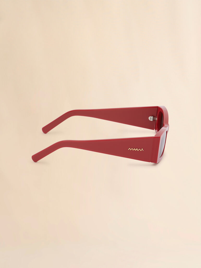 Sonnenbrille Zokoa aus rotem Azetat - Optisch - Image 4