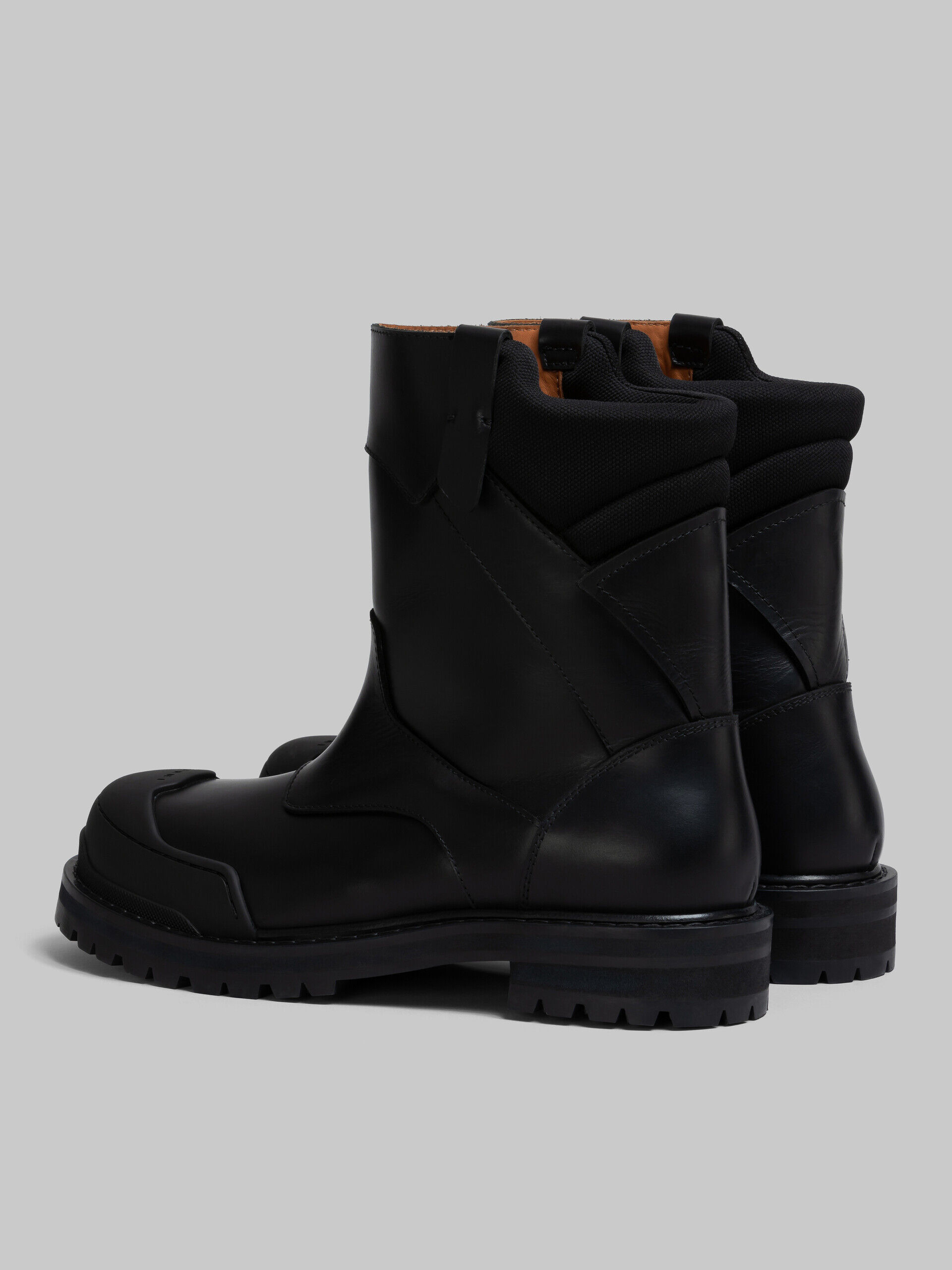 靴 MARNI Ankle Black Leather Boots Black leather ankle boot | Marni