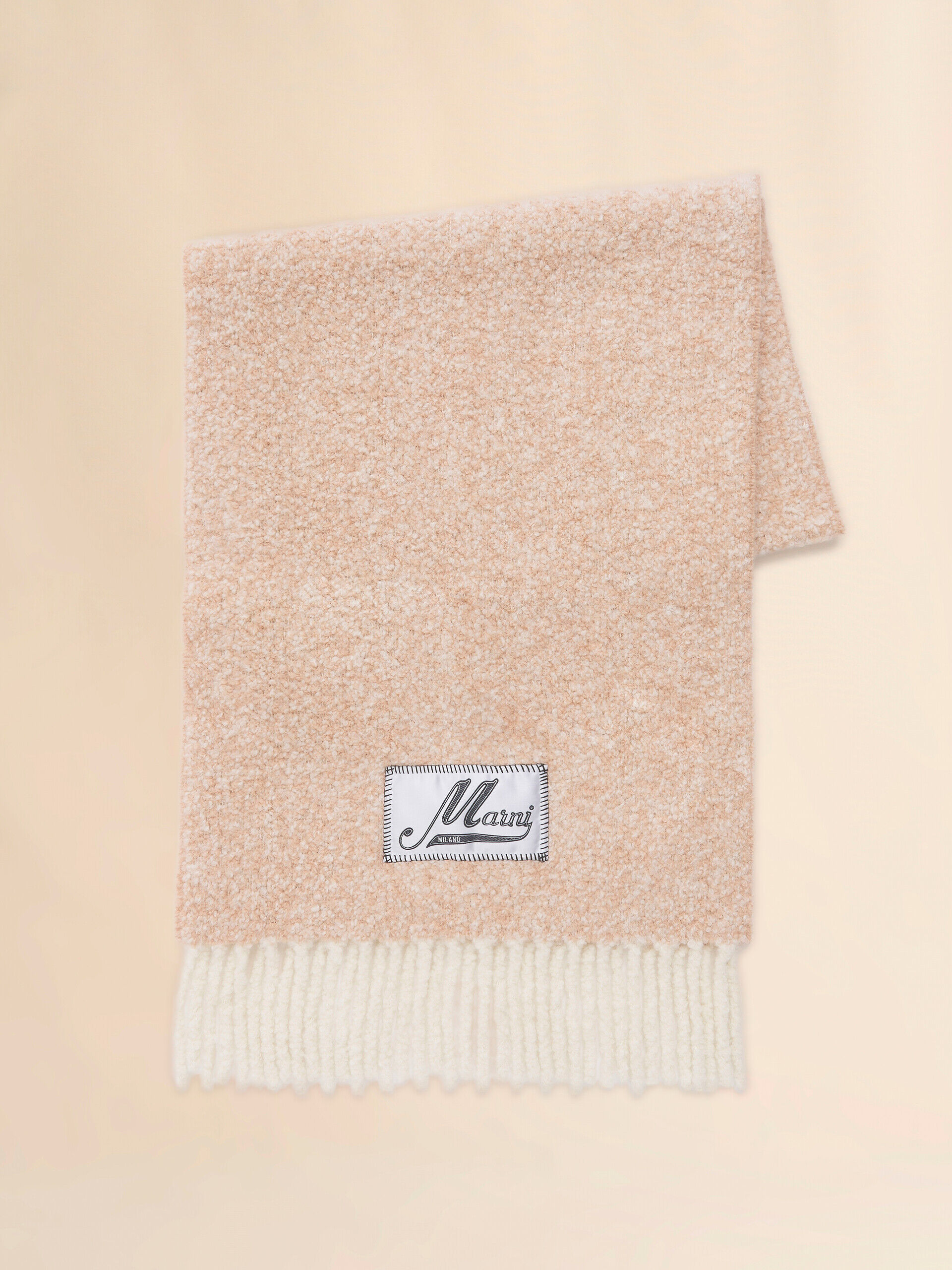 ベージュ ブークレアルパカマフラー | Marni