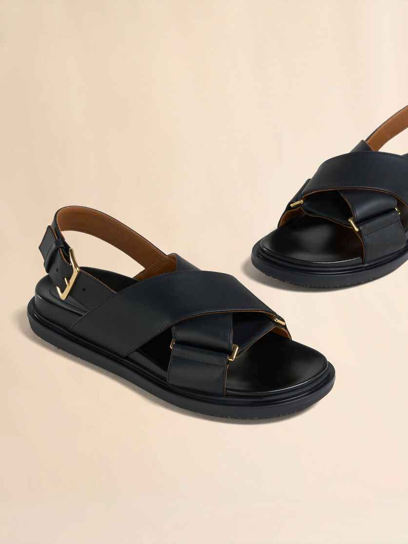 Brown leather Fussbett - Sandals - Image 5