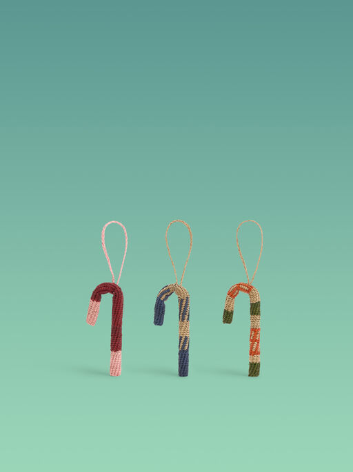 MARNI MARKET ウーブン キャンディケイン装飾 - ファッション小物