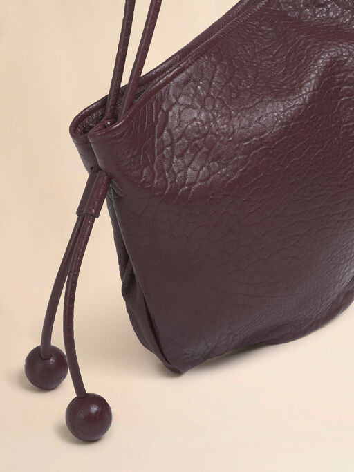 Small red nappa Hobo bag - Shoulder Bags