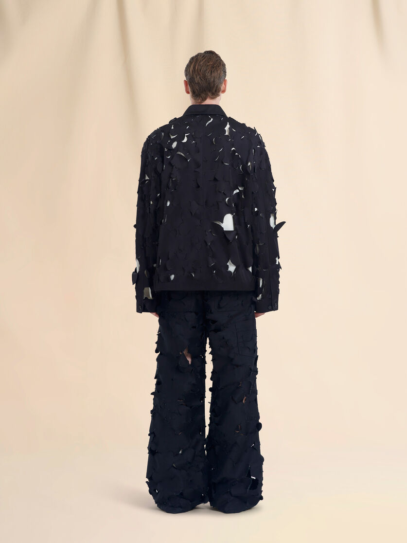 Duchess satin jacket with cut-out detail - Jackets - Image 3